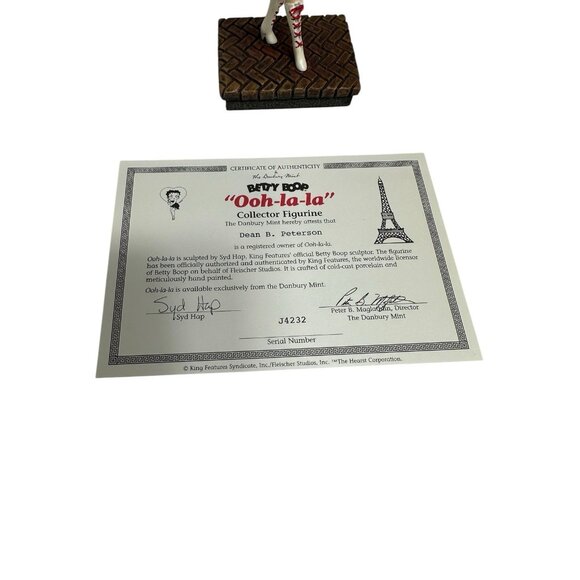 new BETTY BOOP collector figurine danbury mint OOH LA LA - Picture 2 of 6